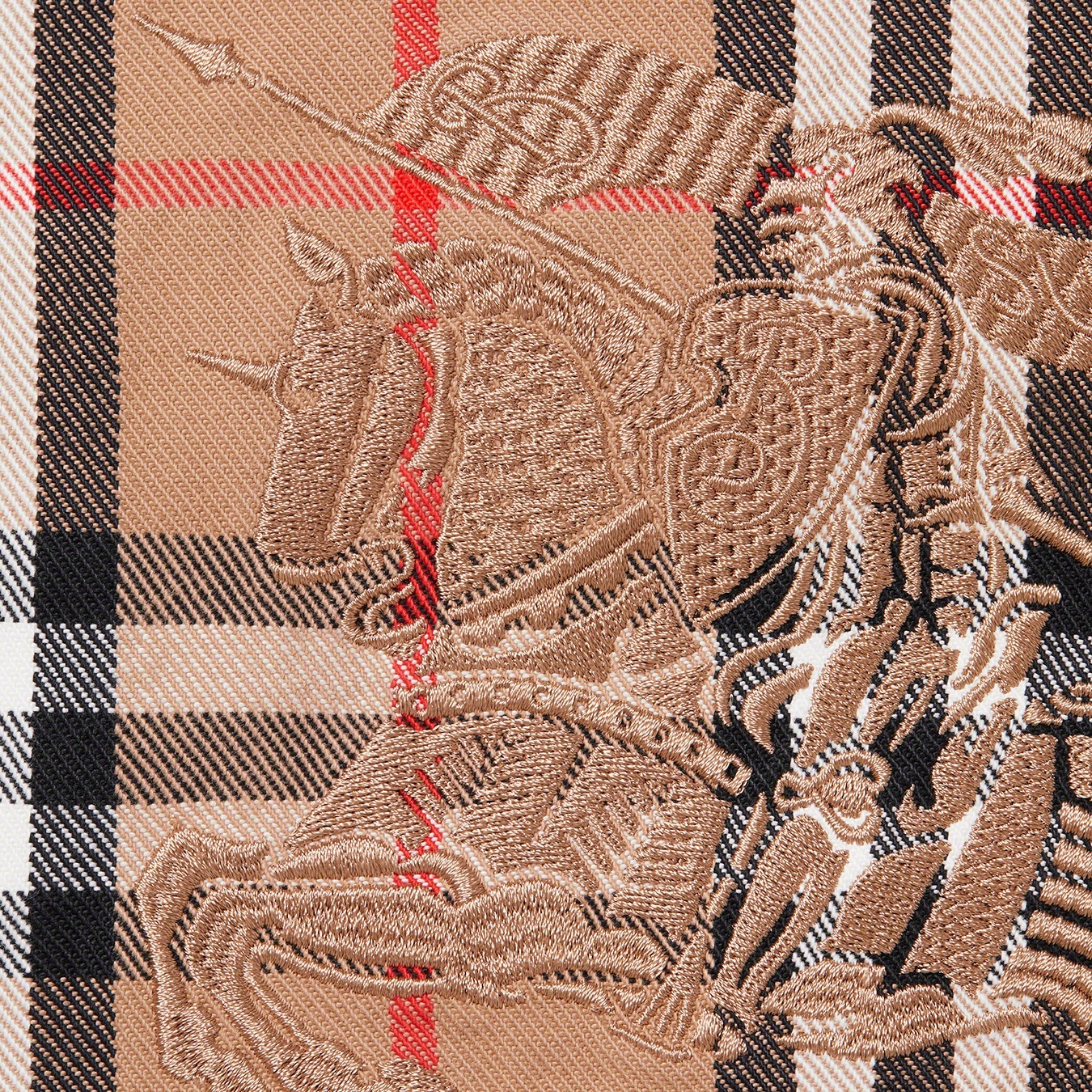 Supreme®/Burberry® Denim Trucker Jacket view 3